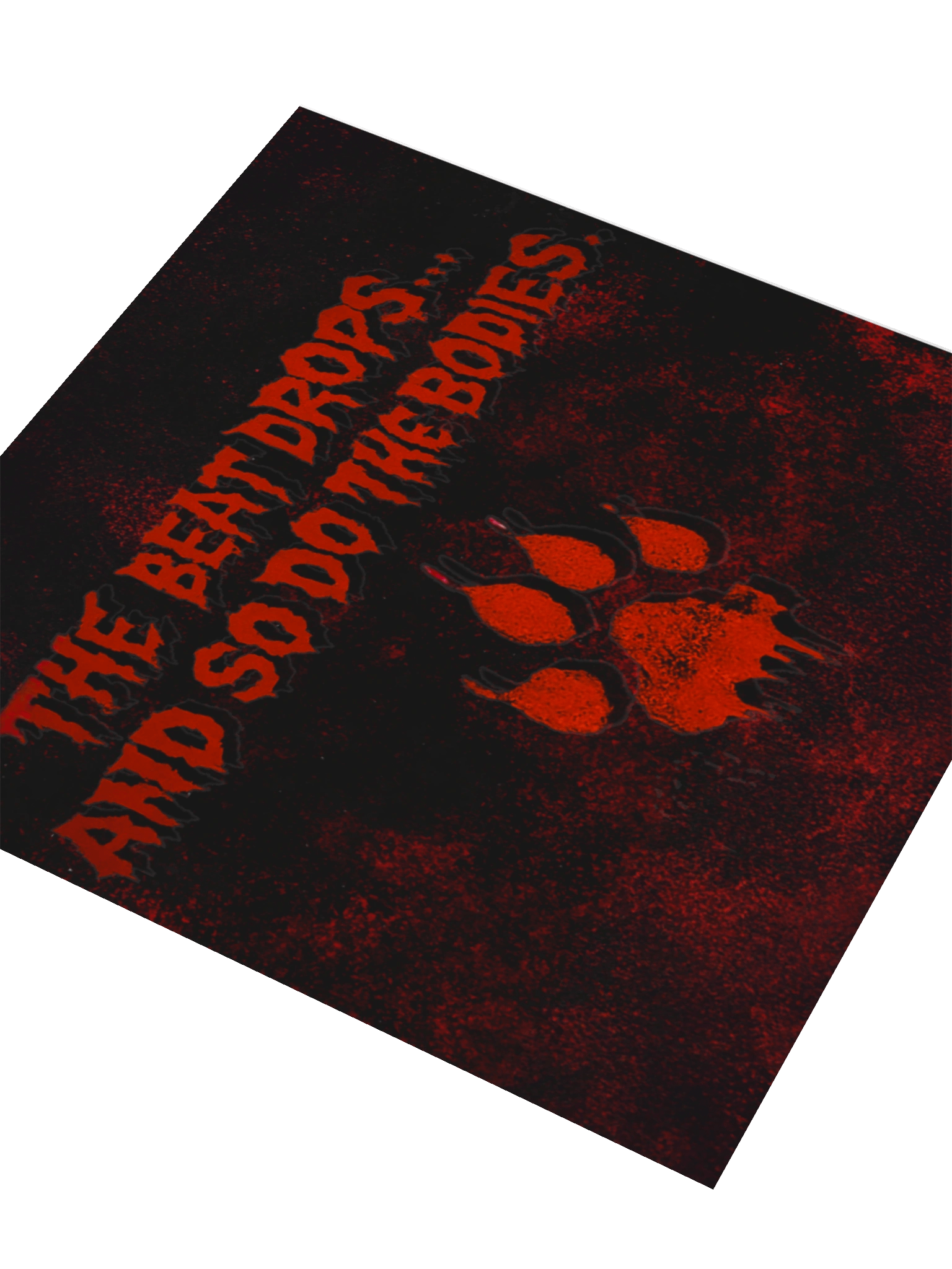 “Thrill-Hound” Sticker – Beat Drops, Bodies Fall, Mascot Howls product image (6)