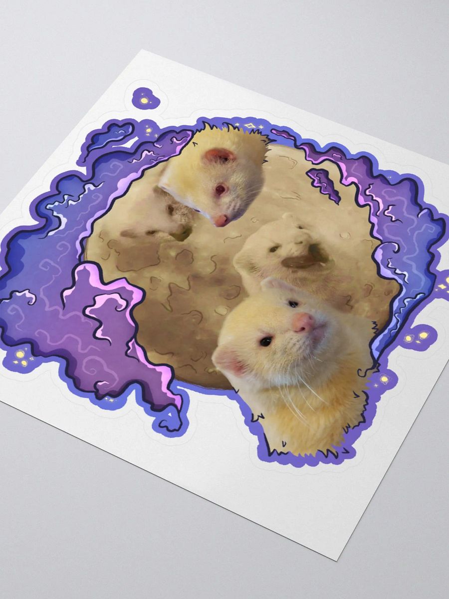 Floof Moon - Sticker product image (9)