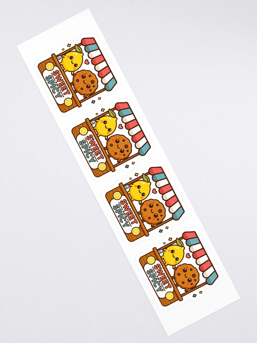 Sweet and Spicy Kiss Cut Stickers (Set of 4) product image (2)