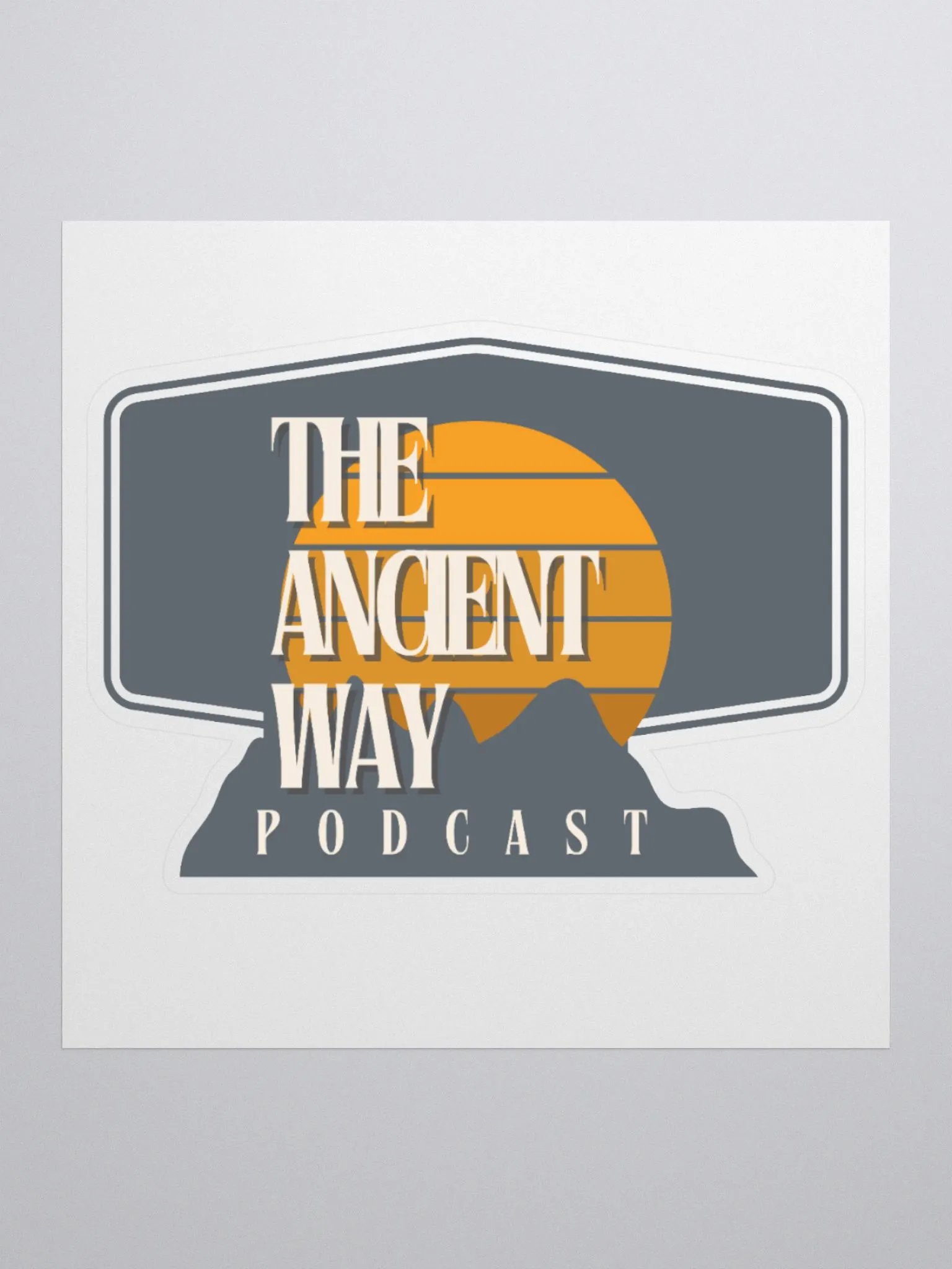 Ancient Way Podcast Sunset Stickers product image (2)