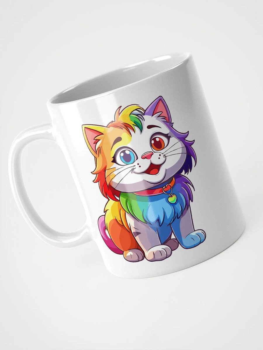 Cute Rainbow Color Cat 7 , Mug product image (5)