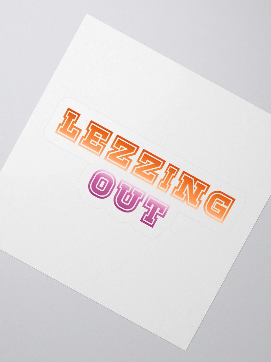 LEZZING OUT STICKER product image (4)