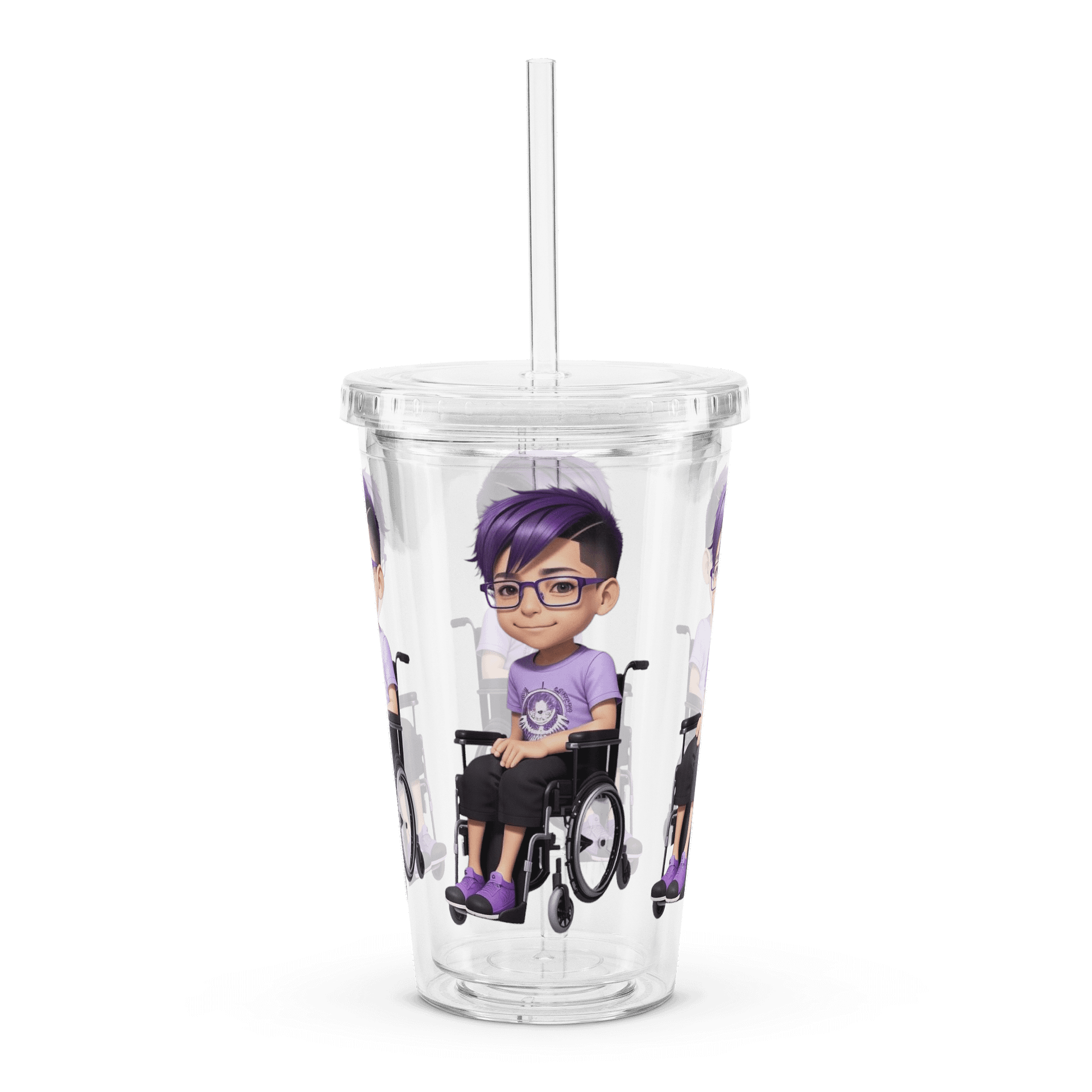 Enigma Clear Plastic Tumbler product image (4)