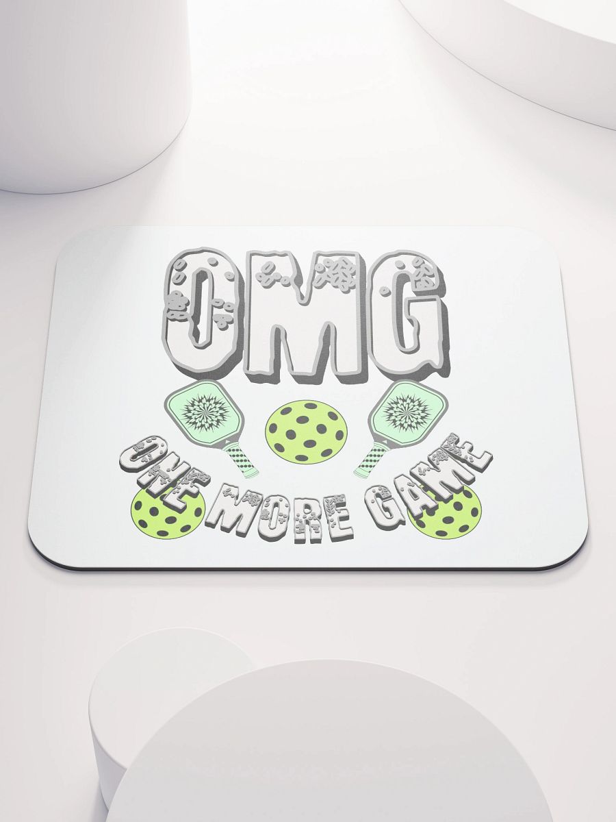 OMG One More Game Pickleball Block Fun Mouse Pad product image (2)