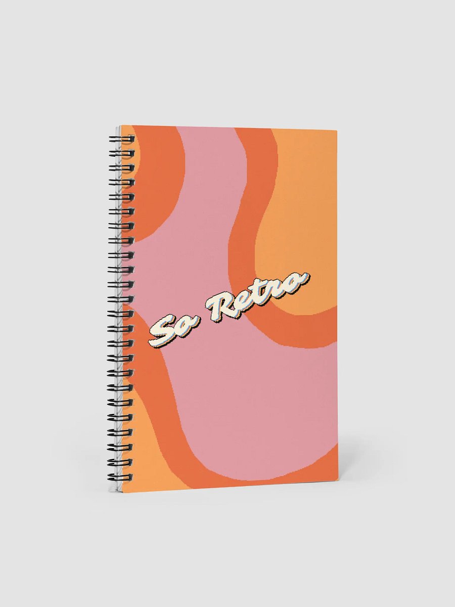 "So Retro" Spiral Notebook product image (1)