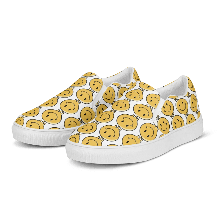 Cheerful Smiley Grid Slip-Ons product image (3)