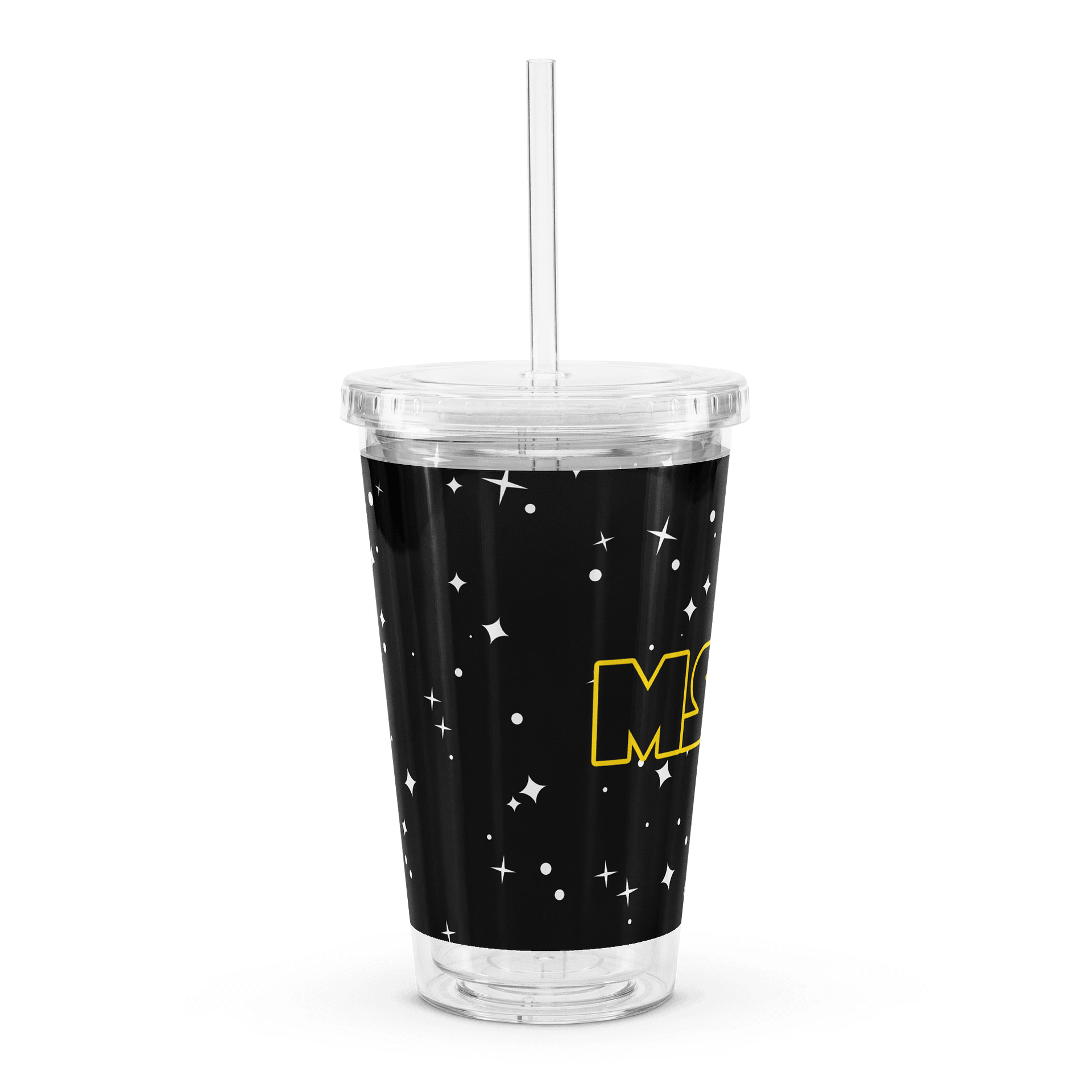 MSLA Dark Side Logo - Double Wall Clear Plastic Tumbler product image (4)