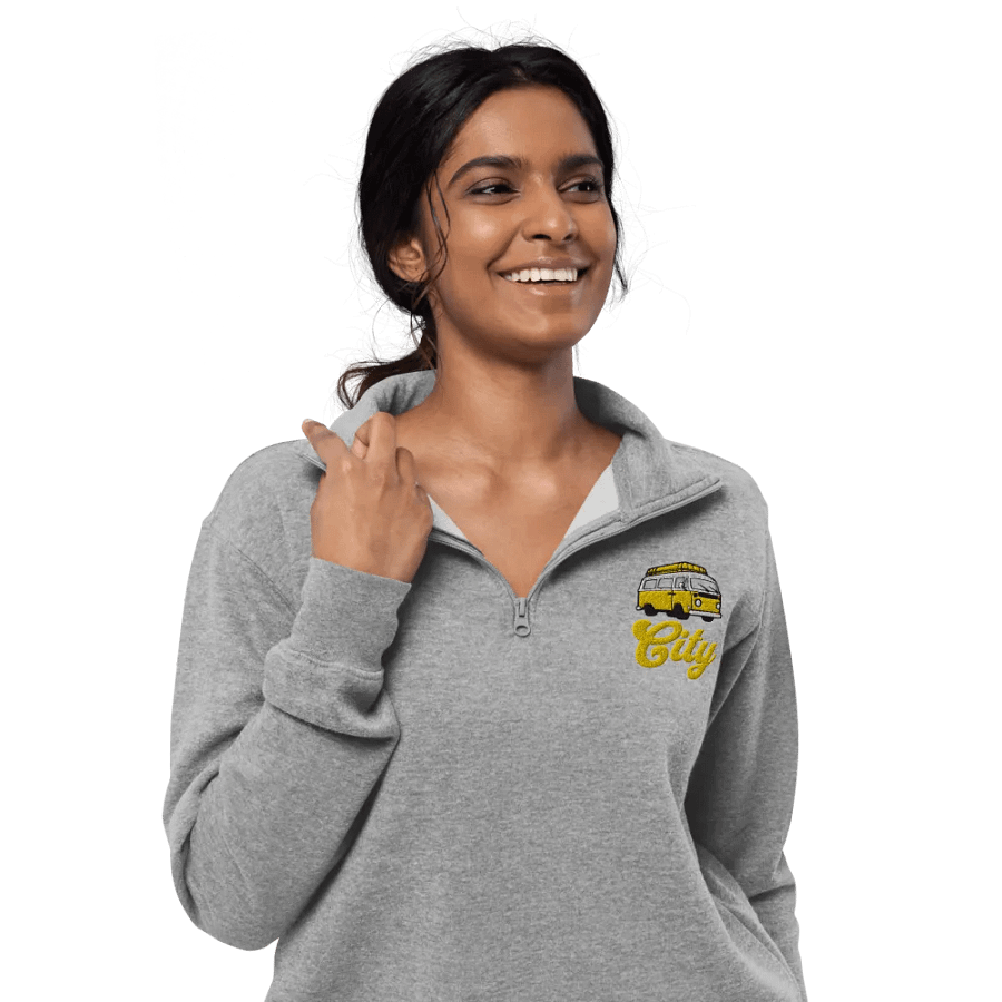 Van City Embroidery Half Zip product image (17)