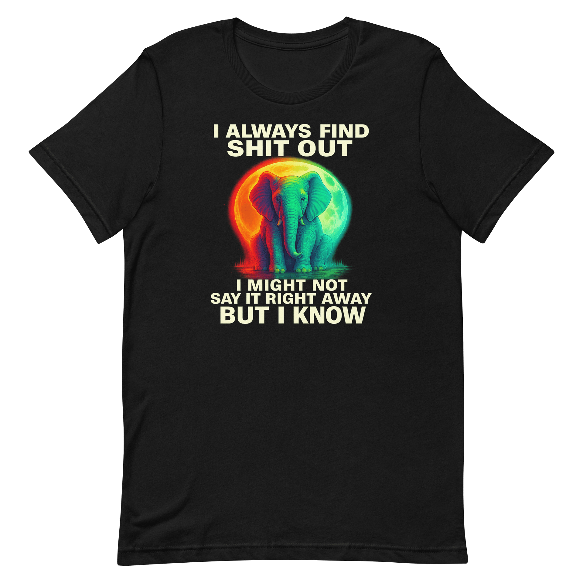 Vibrant Elephant Wisdom T-Shirt product image (3)