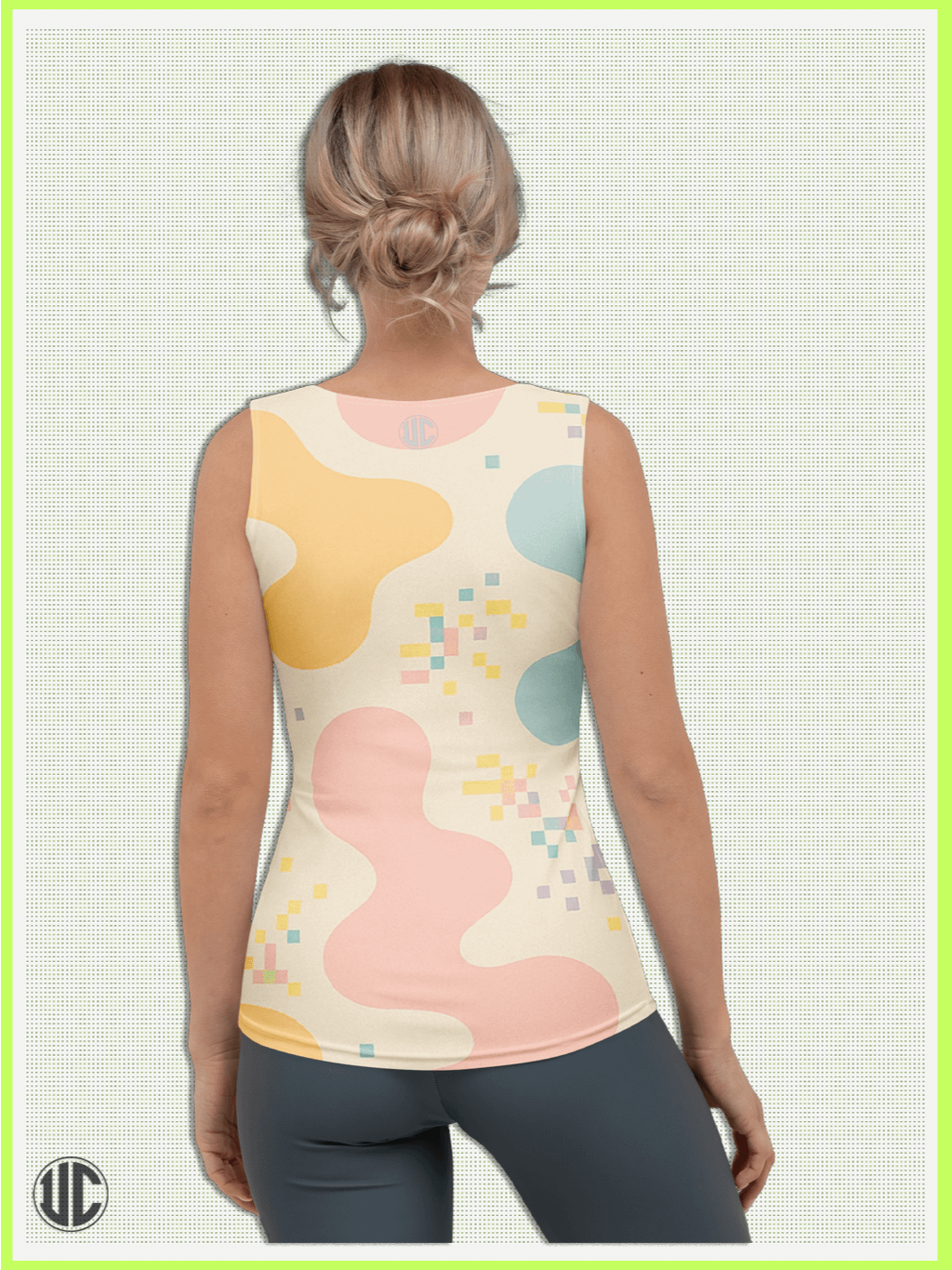Theo’s Digital Wave – Women’s Tank Top product image (2)