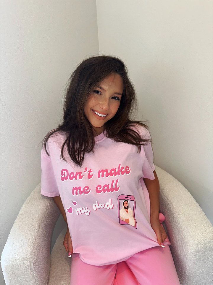 don't make me call my dad t-shirt product image (2)