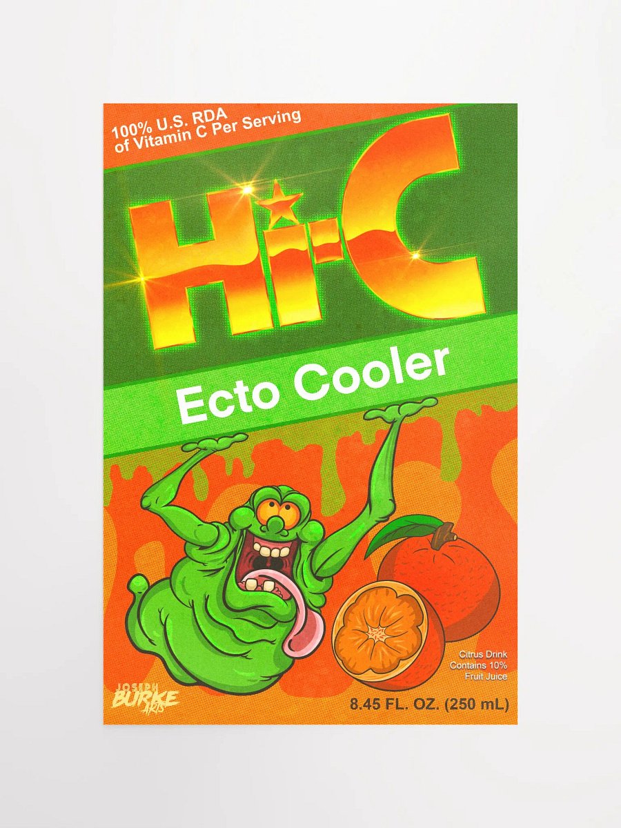 Hi-C Ecto Cooler Reissue Juice Box Poster 12x18 Fine Art Print product image (4)