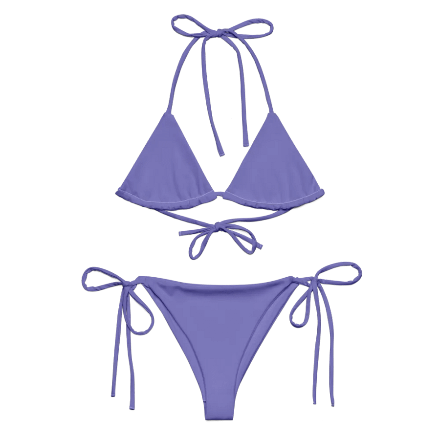 Moody Blue Recycled String Bikini product image (1)