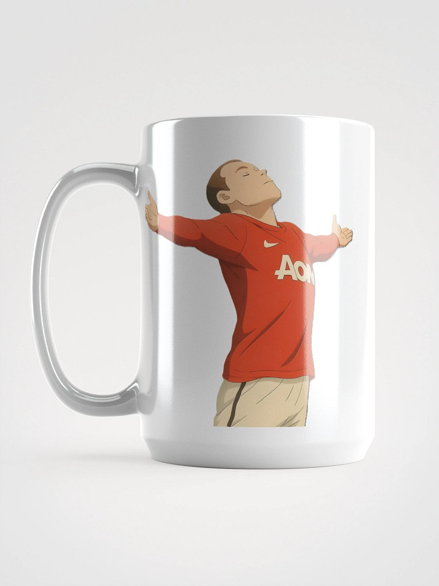 Glossy Mug - Wayne Rooney Goal Celebration - Iconic Moment - Manchester United (Various Colours) product image (6)