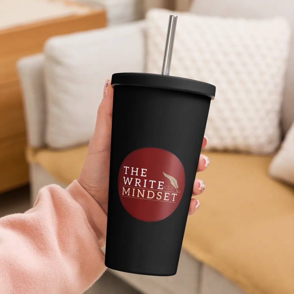 The Write Mindset Logo—Insulated Tumbler product image (9)