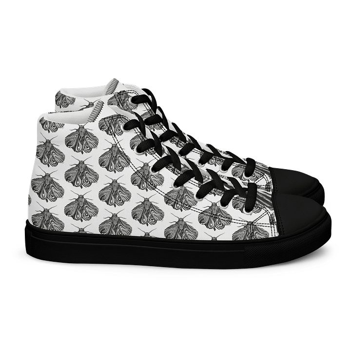 Moth - Men's High Top Canvas Shoes product image (2)