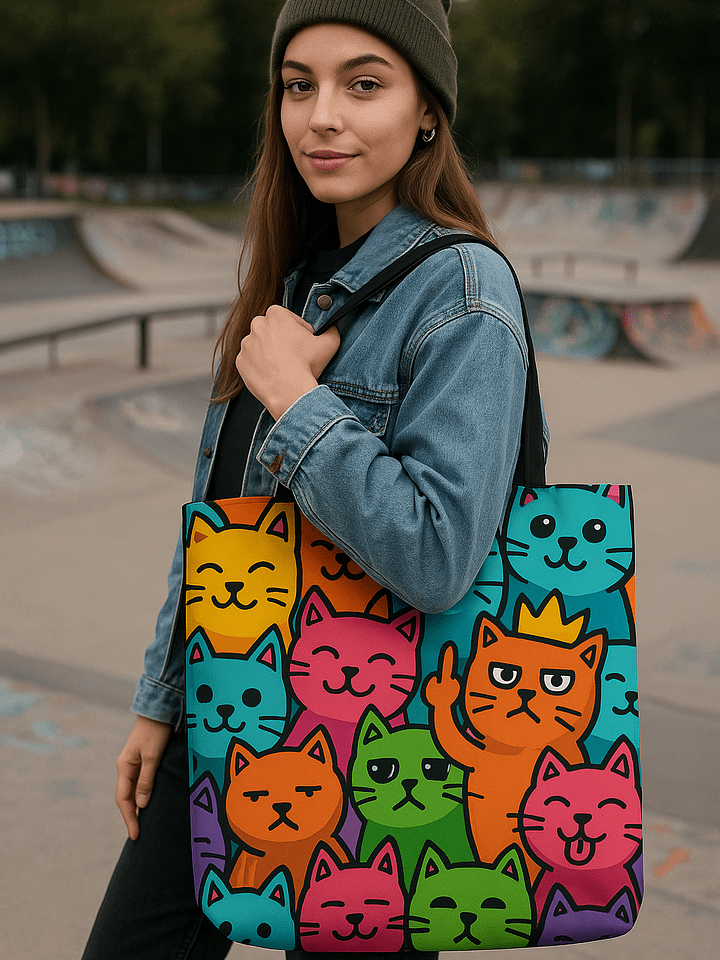 Colorful Funny Cats – Pop Art Illustration with Attitude product image (1)