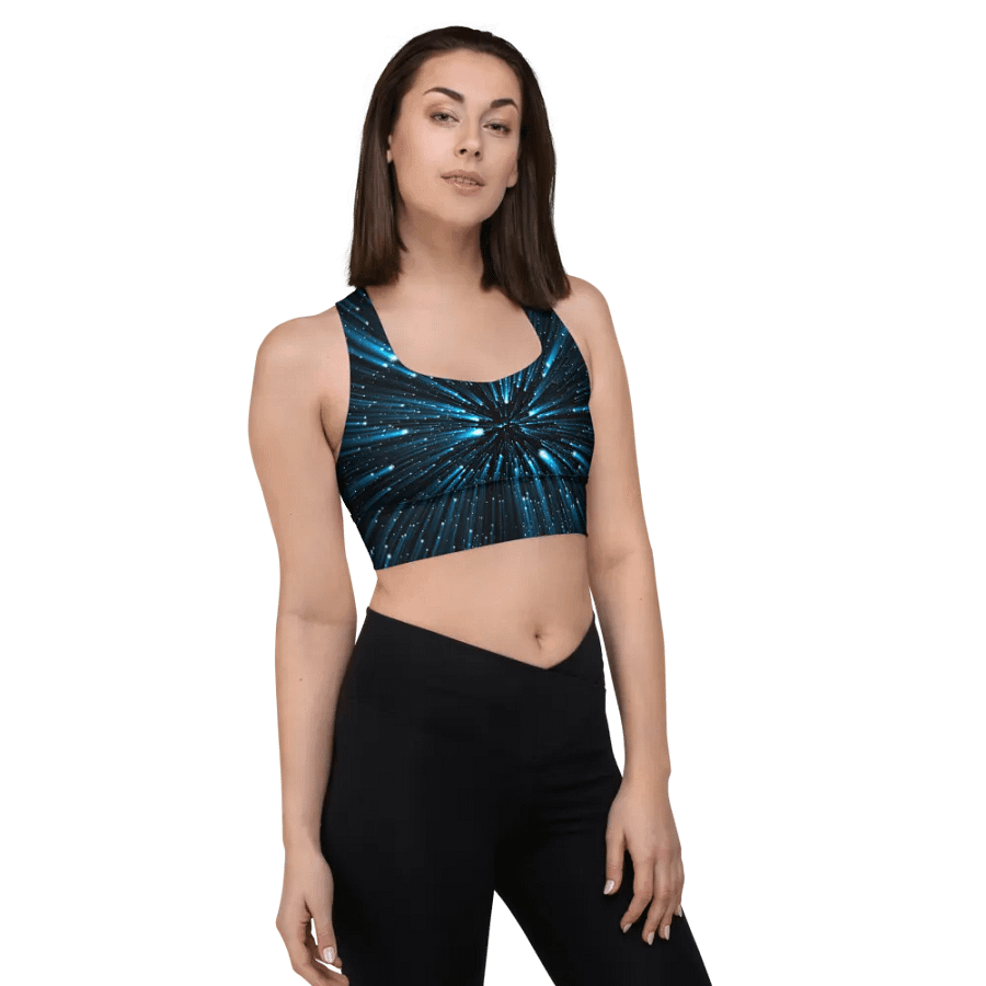 Hyperspace Journey Longline Sports Bra product image (2)