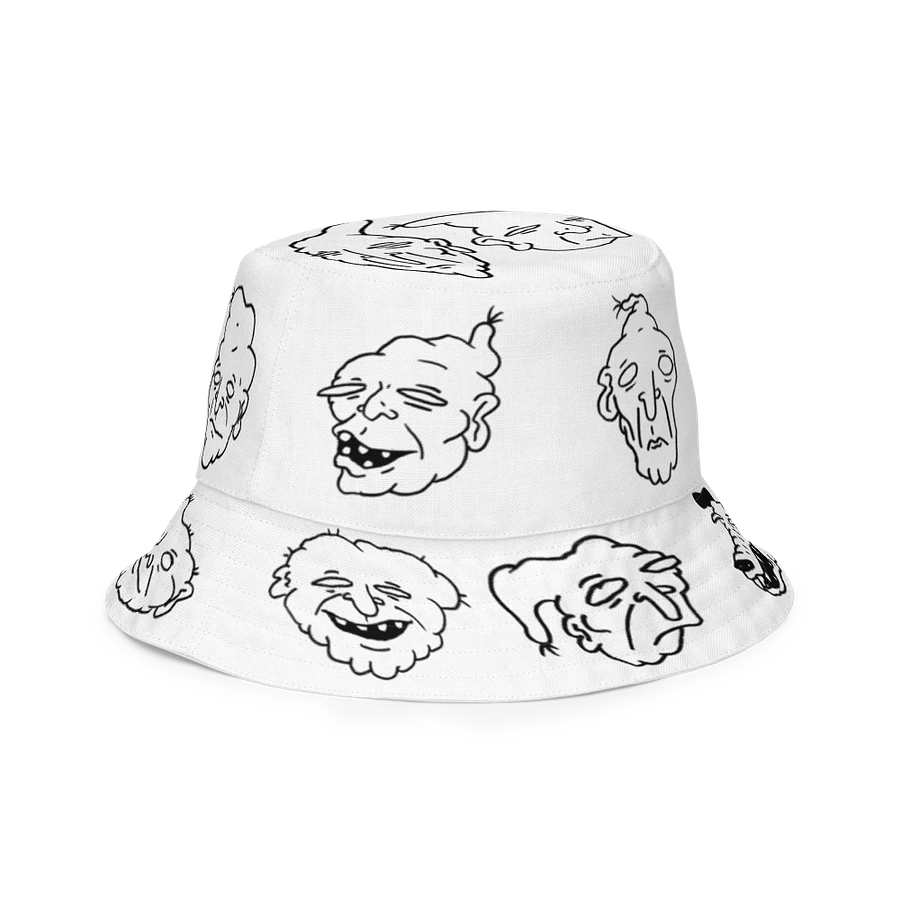 The powerful dark side of the doodle world Reversible bucket hat