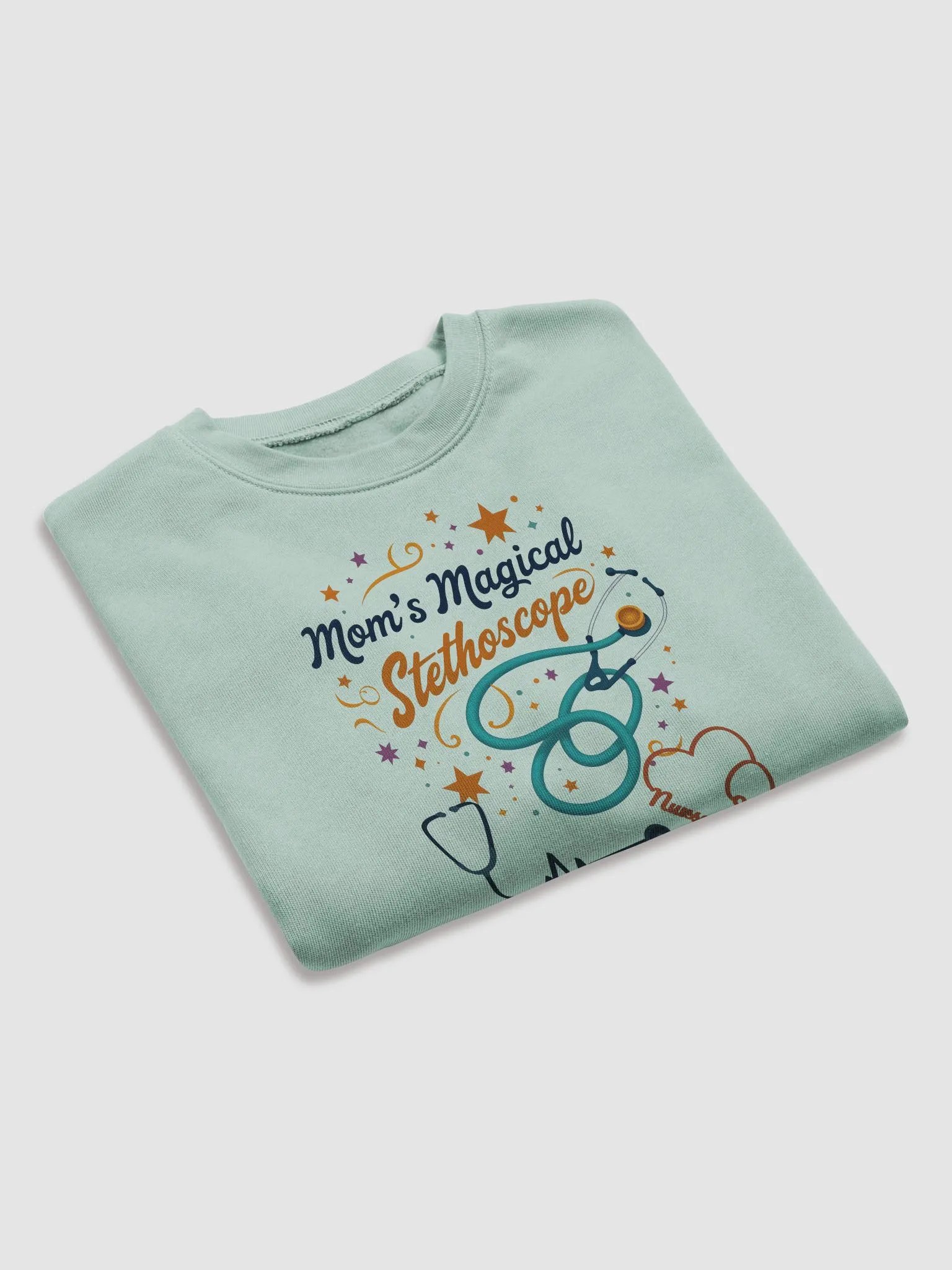 Magical Mom's Stethoscope Crop Sweatshirt product image (13)
