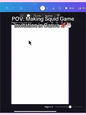 Life’s not complete without Squid game-themed party! 😘 Access this template linked on bio and comments! #squidgame #netflix #PartyInvitations #templateforyou 