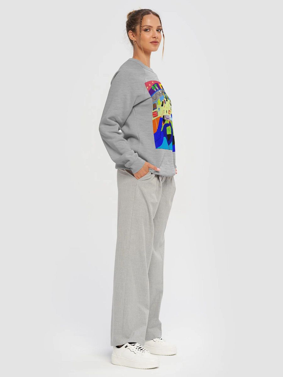 Bella+Canvas Unisex Sponge Fleece Raglan Sweatshirt: office product image (5)