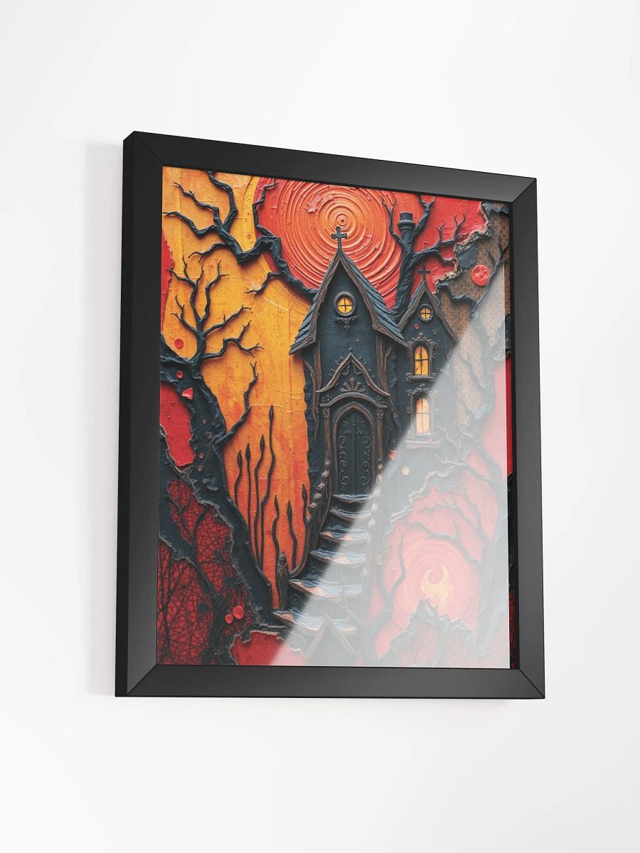 Infernal Gothic Manor Framed Print product image (8)