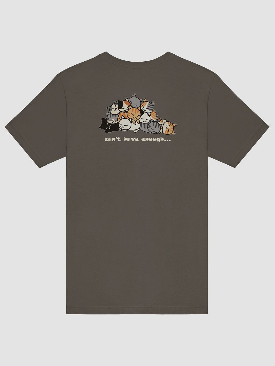 Gray and White (Off-white) Cat Unisex T-shirt product image (65)
