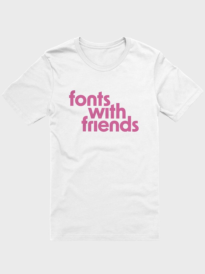 Fonts with Friends White Graphic Tee product image (1)