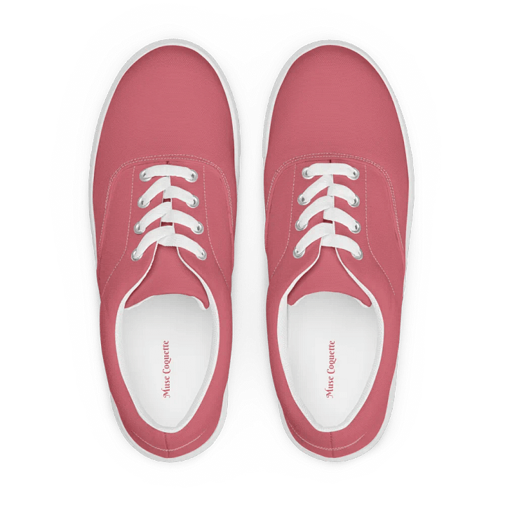 Muse Coquette Lace-Up Canvas Shoes (Sweet tea) product image (2)