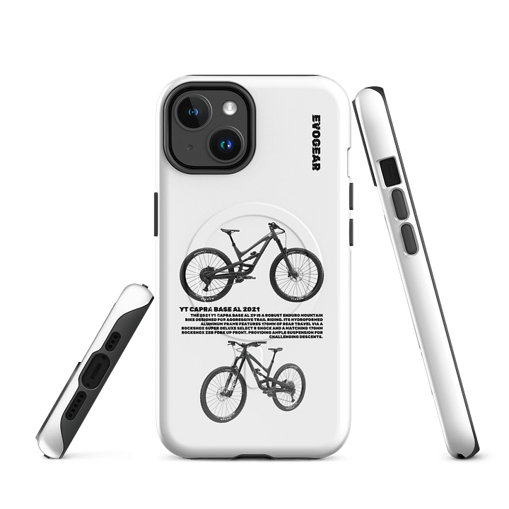 White YT Capra Base AL 2021 iPhone MagSafe Case product image (1)