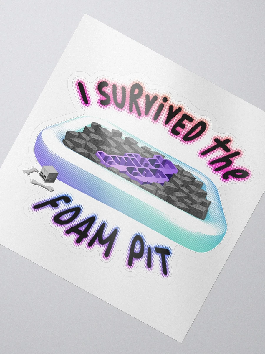 I Survived the TwitchCon Foampit Sticker product image (2)