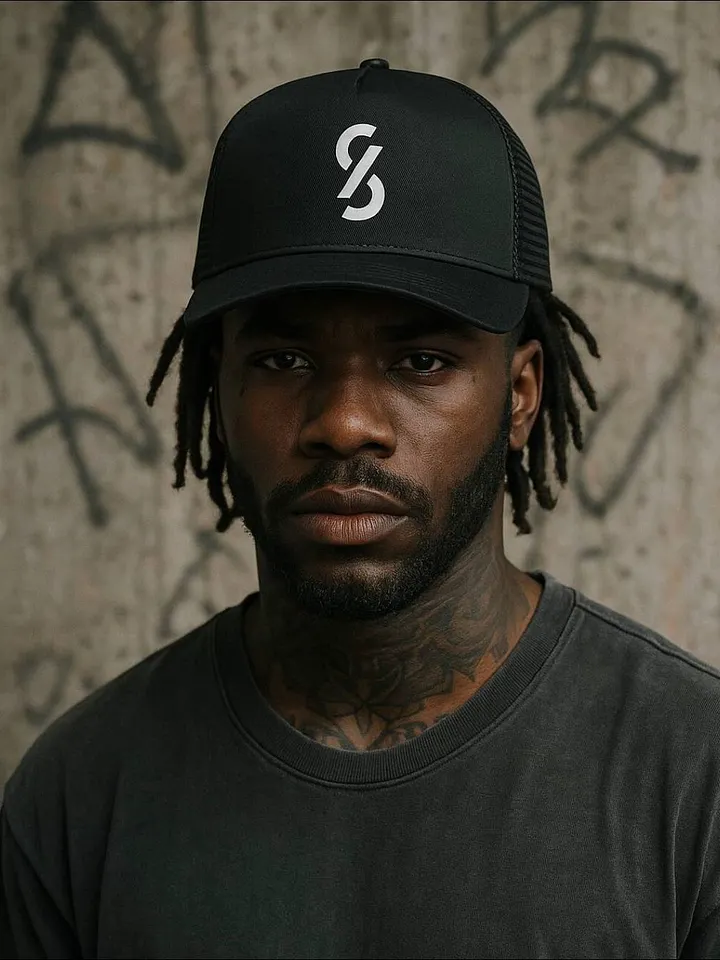 CLAUDY BEATS SLEEK TRUCKER HAT product image (1)