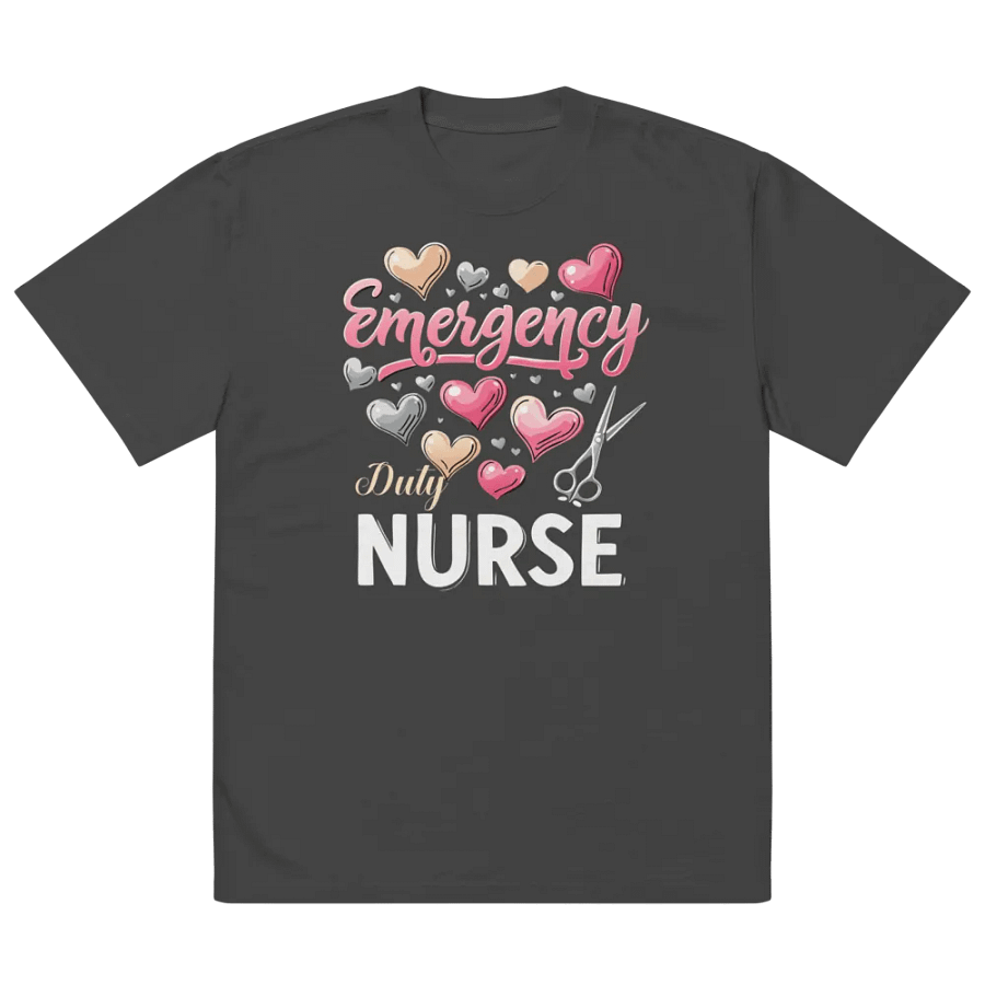 Valentines Emergency Duty Nurse T-Shirt product image (2)