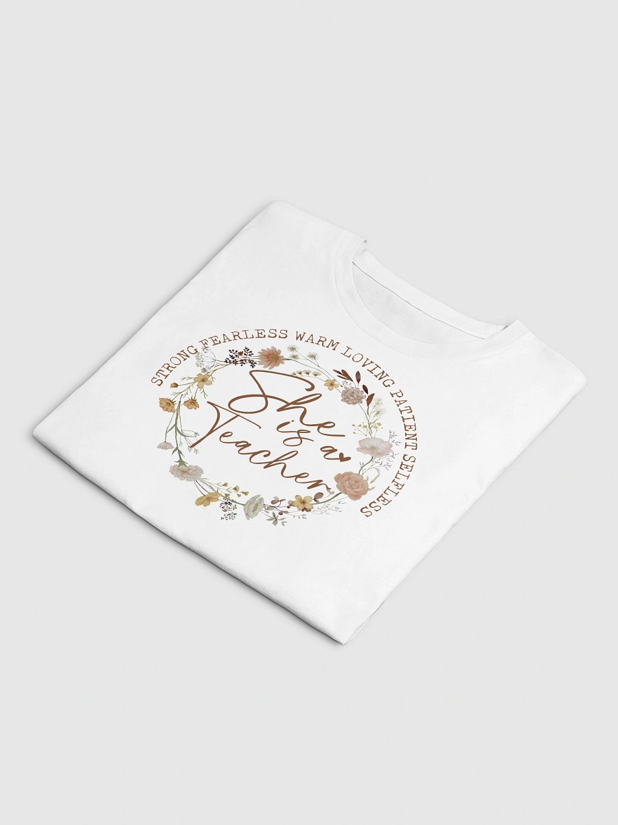 'Strong Fearless Teacher' Crop Top product image (48)