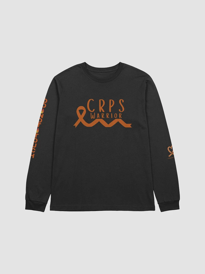 CRPS Warrior Bottom Ribbon Do Not Touch RIGHT Arm 'Supersoft' Long Sleeve Shirt (Unisex) product image (1)