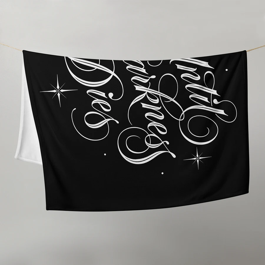 Until Darkness Dies (simple design) Throw Blanket product image (9)