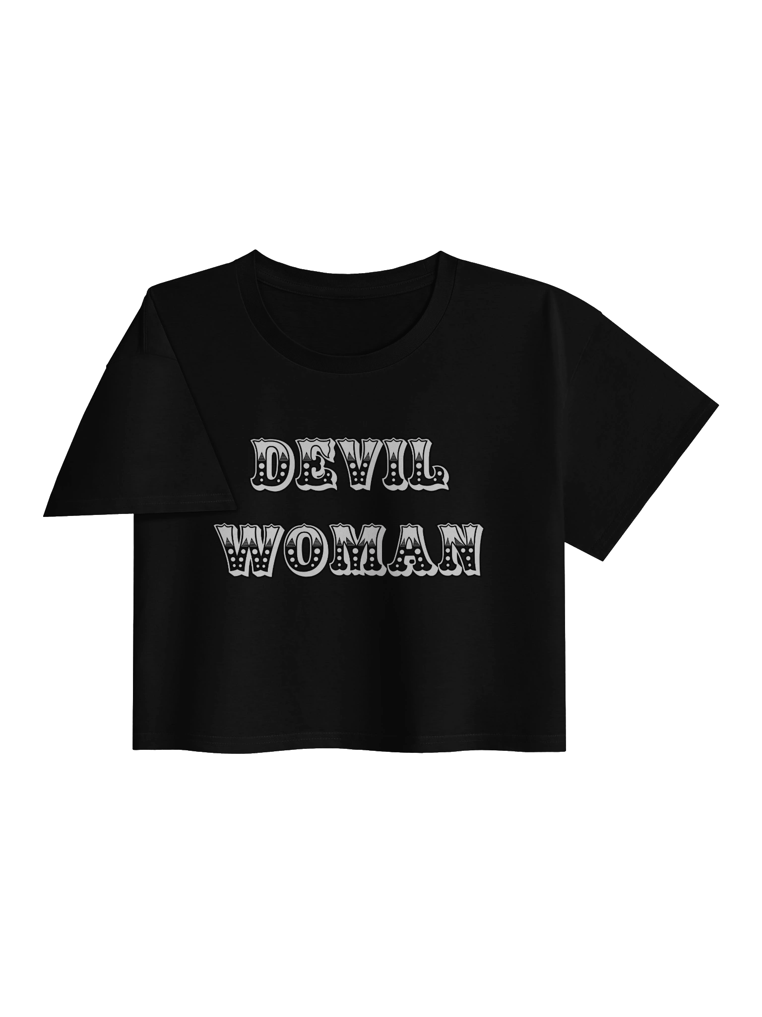 DEVIL WOMAN Crop Top T-Shirt product image (27)