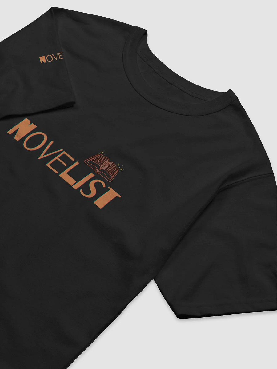 Novelist Orange Text Relaxed Fit T-shirt product image (3)