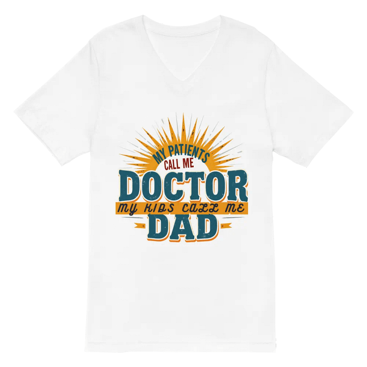 Doctor Dad Sunburst v-neck tee product image (2)