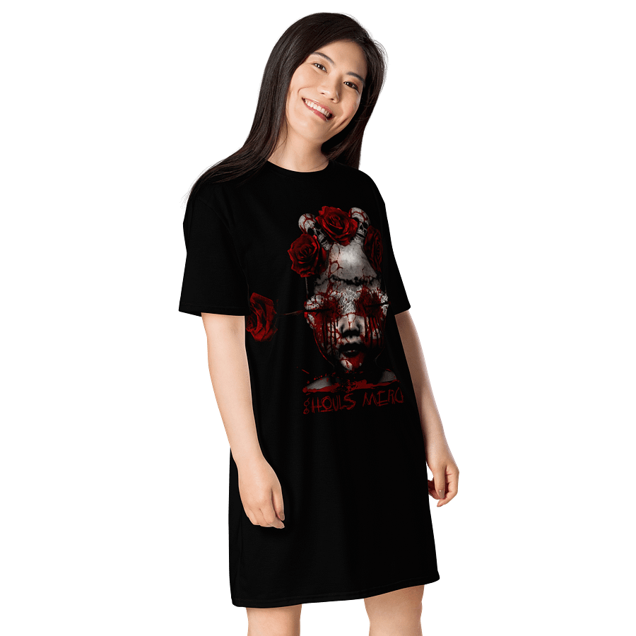 Blood Rose Macabre T-Shirt Dress product image (4)