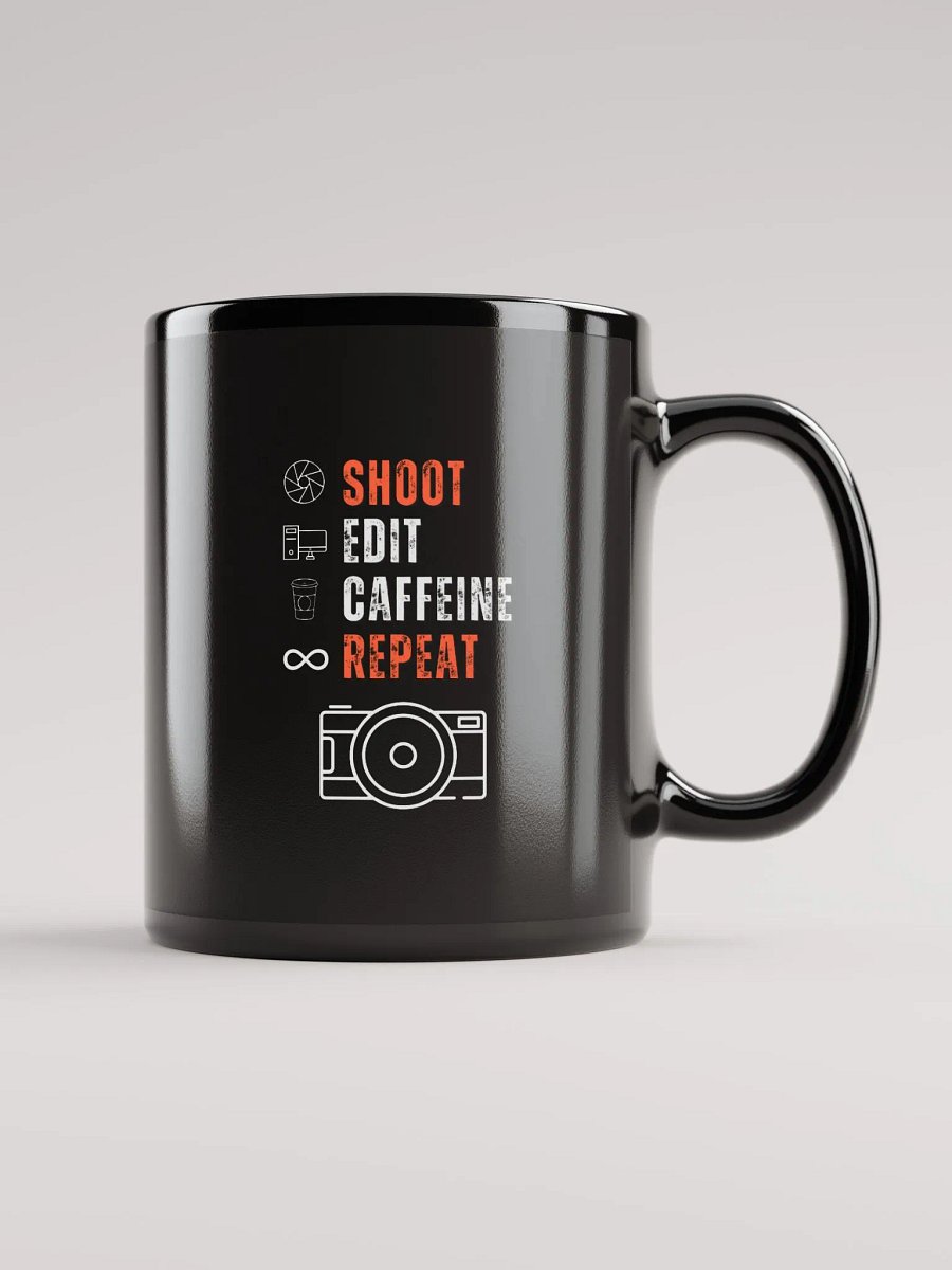 Shoot Edit Caffeine Repeat Coffee Mug product image (5)