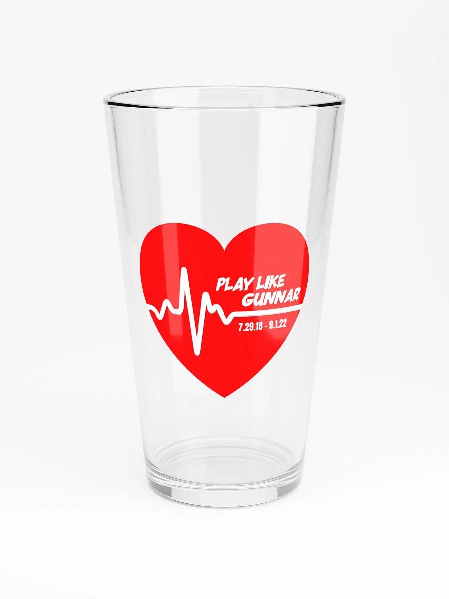 Play Like Gunnar Pint Glass product image (3)