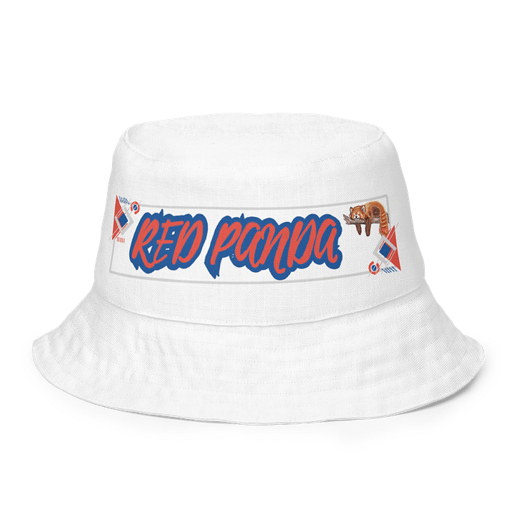 "Zzz" RED PANDA Reversible Bucket Hat product image (1)