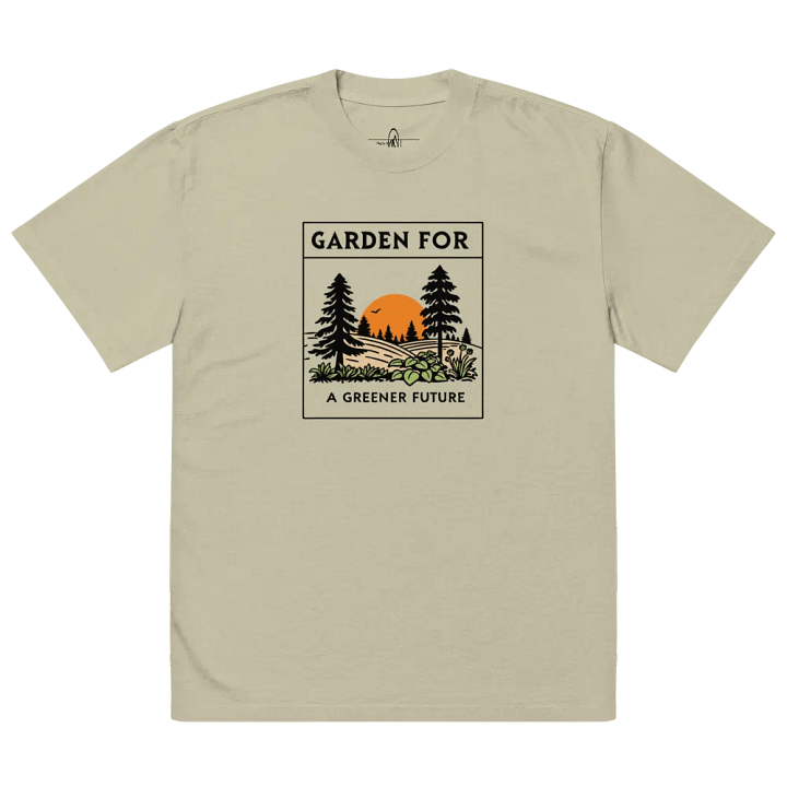 Garden for a Greener Future! Oversized Tee product image (2)