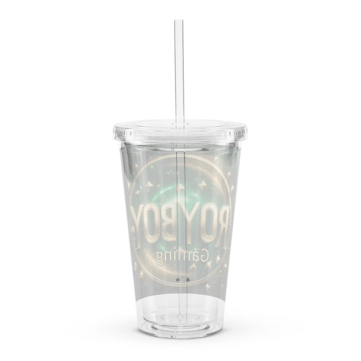 Royboy Gaming Double Wall Clear Plastic Tumbler product image (2)