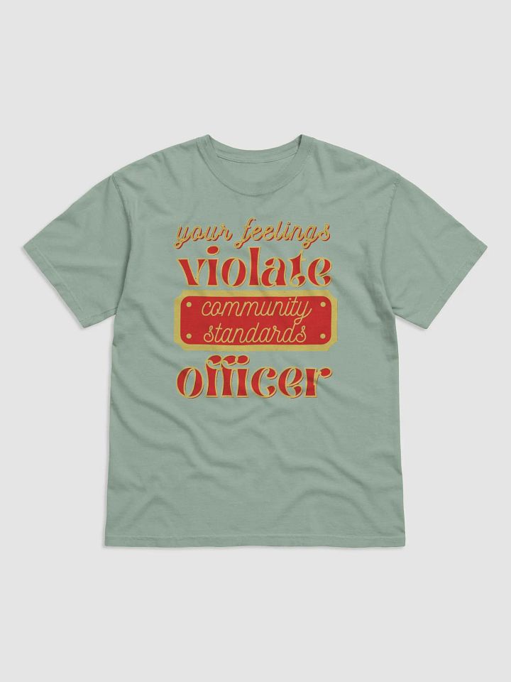 YOUR FEELINGS VIOLATE COMMUNITY STANDARDS OFFICER product image (3)