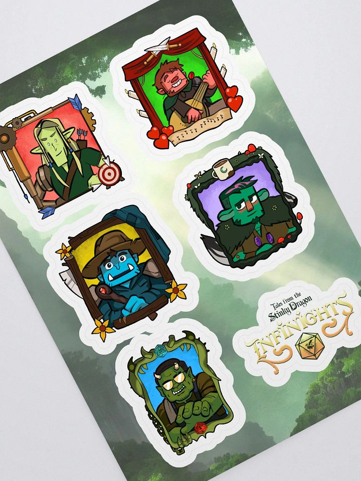 Infinight Portraits Sticker Sheet product image (1)