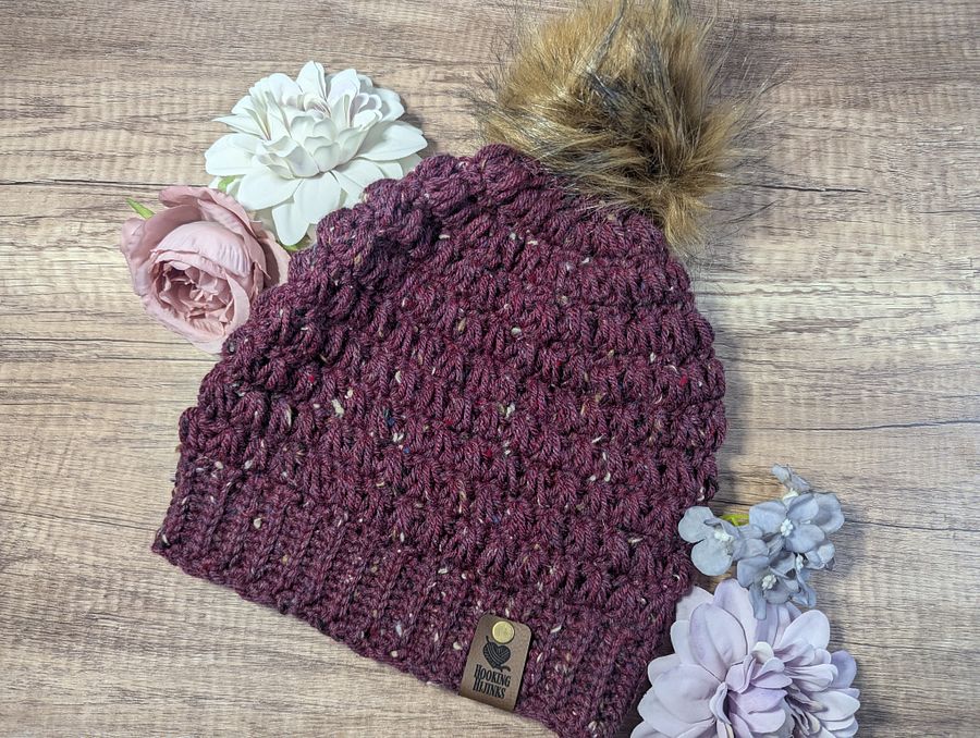 Petroskey Beanie - Burgandy Tweed product image (1)