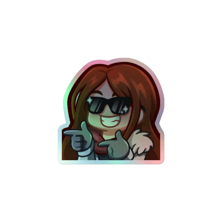 KC Finger Guns Holo Sticker product image (1)